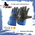 Dark Cowhide Furniture Leather Hand Safety Luva de trabalho industrial